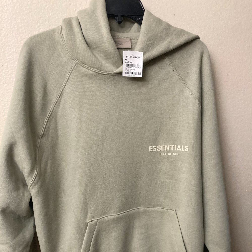 Essentials Fear Of God Seasfoam Hoodie
